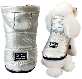 Heldere Oppervlak Verdikking Warme Katoenen Vest Jas Voor Hond Huisdier Herfst Winter Mouwloze Kostuum Voor Kleine Medium Hond Pet Kleding Xl