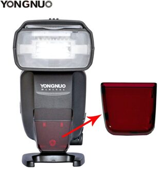 Hele Originele Yongnuo Flash Speedlite Reparatie Rood Plastic Af Glas Voor YN600EX-RT YN600EX Rt Ii Flash Lamp