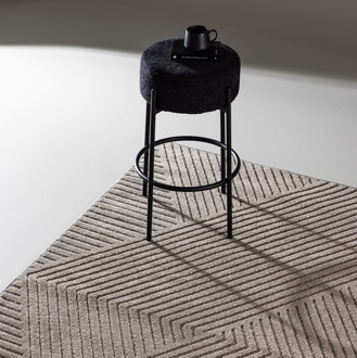 Helen vloerkleed bruin - 290 x 200 cm