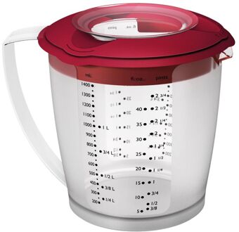 Helena maatbeker - 1,4 liter - rood