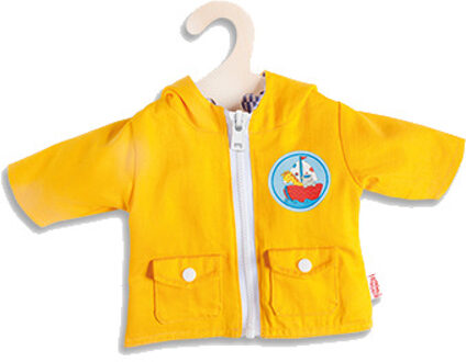 Heless Poppenkleding Dubbelzijdige Jas Geel/blauw 28-35 Cm