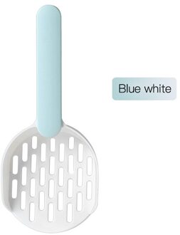 Helgem Huisdier Kattenbakvulling Schop Zand Scoop Cleaning Tools Kitten Kattenbakvulling Scoop Gezellige Zand Scoop Kak Schop Product Voor Kat levert blauw wit