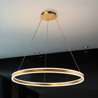 Helia LED hanglamp, goudkleurig, Ø 100 cm, metaal