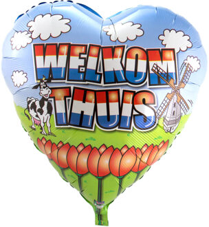 Helium Ballon Welkom Thuis 74cm leeg