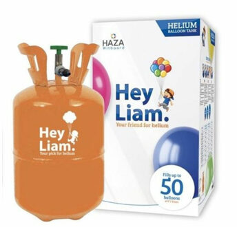 Helium gas tank/cilinder - voor ca. 50 ballonnen/22 folieballonnen - ballonnen laten zweven