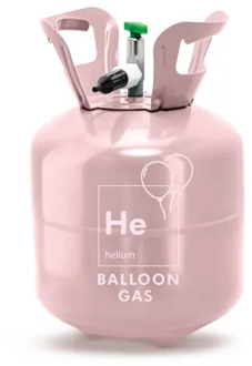Helium Tank - Tot 20 ballonnen Rood - Zalm