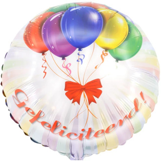 Heliumballon gefeliciteerd