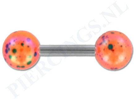 Helix gespikkelde coating oranje