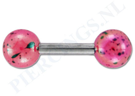 Helix gespikkelde coating roze