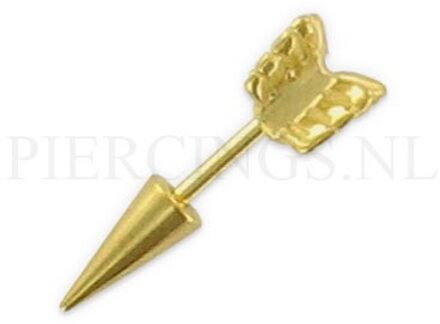 Helix goud kleur pijl