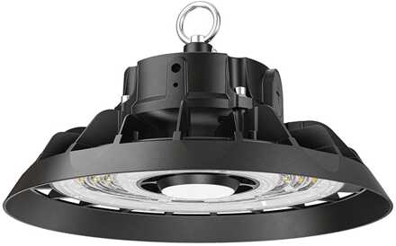 Helix LED High Bay - 150 Watt 22.500 Lumen (150lm/W) - Philips Driver - 4000K neutraal wit - IP65 waterdicht - Lumileds LED-chips - IK08 - Flikkervrij Zwart