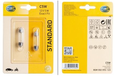 Hella Standard C5W, 12V5W (2 stuks) 8GM002092123