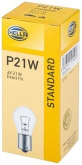 Hella Standard P21W, 6V21W 8GA002073061