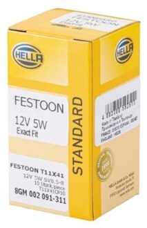 Hella Standard T11x41, 12V5W 8GM002091311
