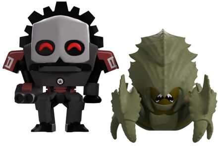 Helldivers 2 Monitor Buddiez Vinyl Figures 2-Pack Charger & Devastator 7 cm