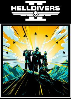 Helldivers II Pop Art Unisex T-Shirt - Black - XS Zwart