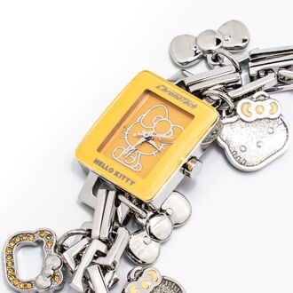 Hello Kitty Charm Armband Horloge Zilver - One Size