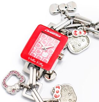 Hello Kitty Charms Bracelet Horloge Zilver