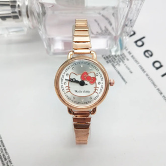 hello Kitty Kt cat female watch cartoon children watch stainless steel spring with student watch children watch