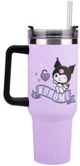 Hello Kitty Kuromi 900Ml Insulated Cup And Straw