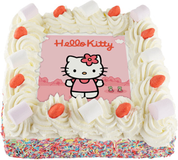 Hello Kitty Slagroomtaart