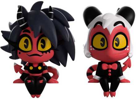 Helluva Boss Vinyl Figures Millie & Moxxie Monitor Buddiez
