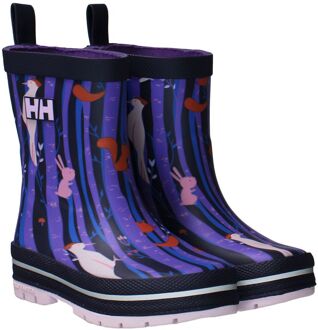 Helly Hansen JK Splash Print Paars Kinderlaarzen - EU 34 / UK 2