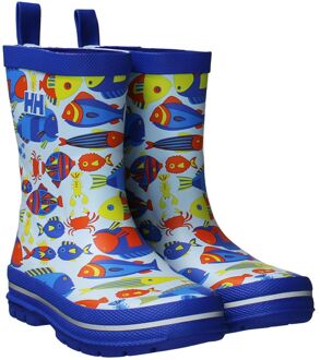 Helly Hansen JR Splash Print Blauw Kinderlaarzen