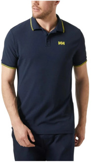 Helly Hansen Klassieke Slim Fit Polo Shirt Helly Hansen , Blue , Heren - 2Xl,Xl,L,M,S