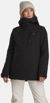 Helly Hansen W Snowplay Long Ins Jacket Ski-Jas Dames Zwart - XL