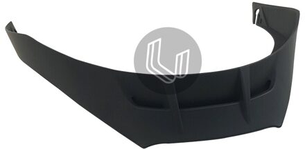 Helm Accessoires Carbon Fiber Verschijning Spoiler Voor Pista Gp R/Gp Rr Volledige Gezicht Motorhelm Mute zwart