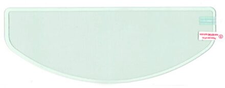 Helm Clear Anti-Regen Anti-Fog Film Universele Lens Film Voor Motorfiets Accesso wit