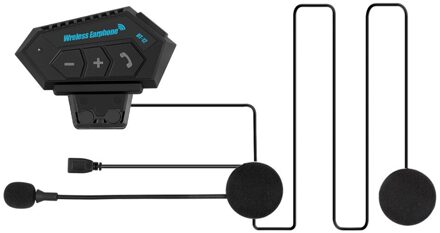 Helm Headset Draadloze Handsfree Telefoon Kit Motorfiets Headset Motorfiets Bluetooth 4.2 Helm Intercom Interphone Muziekspeler