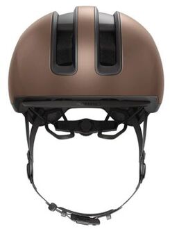 Helm Hud-Y metallic copper L 57-61cm Oranje