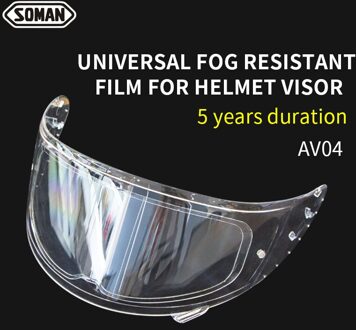 Helm lens universele anti-fog film motorhelm lens anti-fog film AV04