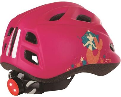 Helm Mermaid XS 46-53 cm met led Roze