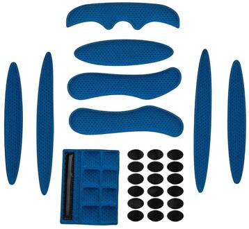 Helm Padding Kit 27Pcs Fiets Vervanging Universele Foam Pads Set Voor Bike Motorcycle Fietshelm blauw
