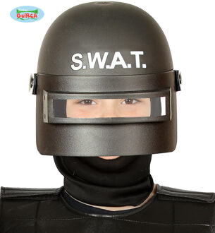 Helm S.w.a.t. Police Jongens Zwart One-size