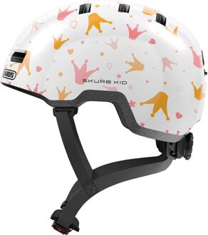 Helm Skurb Kid Wit crowns M 50-55cm