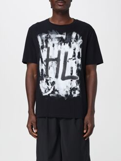 Helmut Lang Abstracte Print T-shirt Zwart