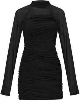 Helmut Lang Gedrapeerde jurk Helmut Lang , Black , Dames - L,M,S,Xs