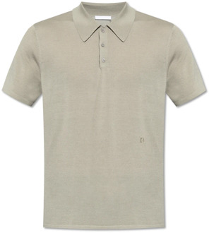 Helmut Lang Polo shirt met logo Helmut Lang , Gray , Heren - Xl,L,S