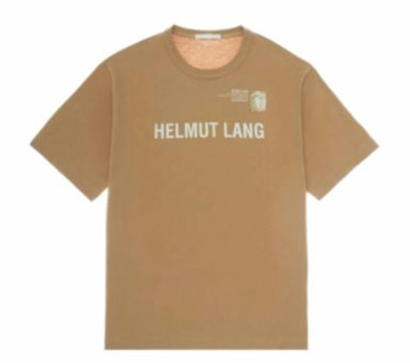Helmut Lang T-Shirt Helmut Lang , Beige , Heren - Xl,L