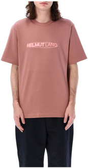 Helmut Lang T-Shirts Helmut Lang , Pink , Heren