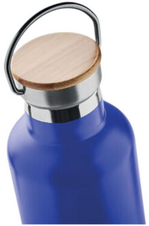 Helsinki grote dubbelwandige 1l fles - maat One size Blauw