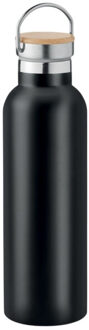 Helsinki medium bamboe 750ml fles Zwart - One size