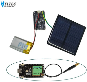 Heltec Lora Node ASR650x CubeCell Development board for arduino with solar panel