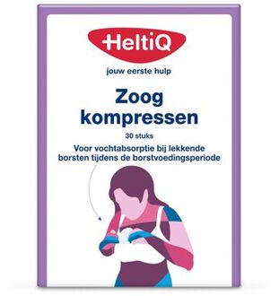 Heltiq Zoogcompressen - Fluweelzacht - 30 stuks