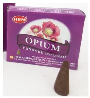 HEM 10 kegeltjes Opium wierook - Wierookstokjes