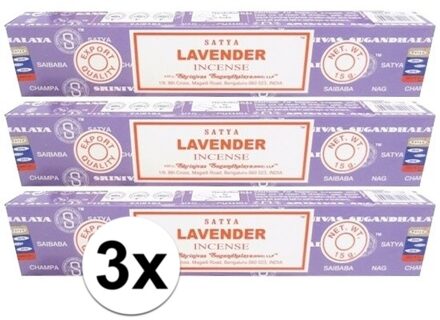 HEM 36 Nag Champa wierookstokjes Lavendel 15 gram - Wierookstokjes